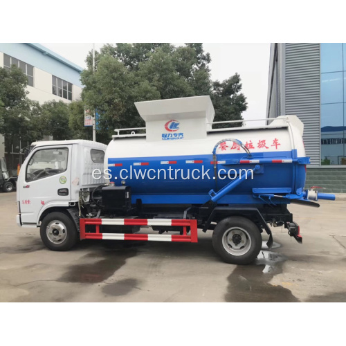 Venta de fábrica Barato Dongfeng 4CBM Food Waste Truck